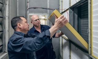 HVAC workers