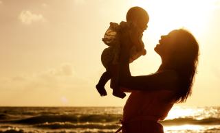 Mom and baby