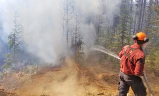 Firefighter in Okanagan