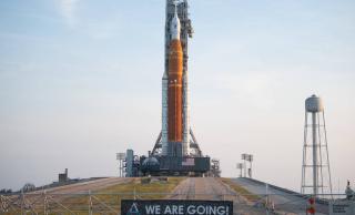 Rocket preparing to launch