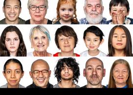Collage of portraits